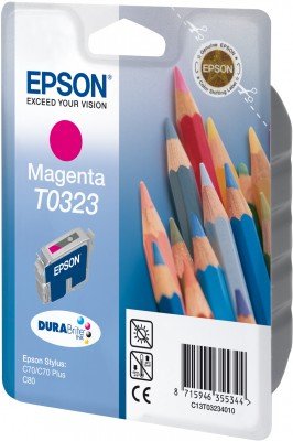 EAN 8715946358222 - Epson Pencils DURABrite Ink Cartridge Magenta T0323 cartucho de tinta 1 pieza(s) Original imagen 3