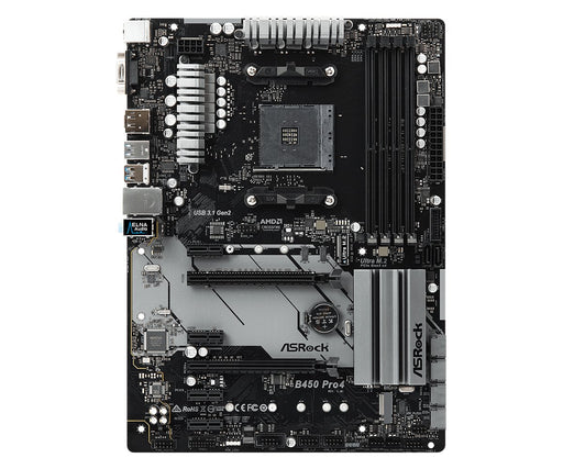 EAN 4717677336252 - Asrock B450 Pro4 AMD B450 Zócalo AM4 ATX imagen 2