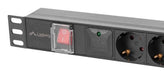 EAN 5901969441819 - Lanberg PDU-05F-0200-IEC-BK unidad de distribución de energía (PDU) 5 salidas AC 1U Negro imagen 1