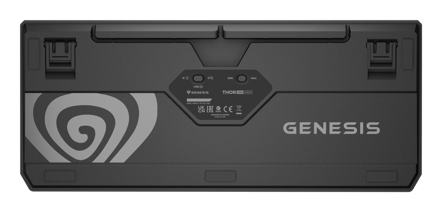 EAN 5901969443813 - GENESIS Thor 230 TKL teclado Juego USB + RF Wireless + Bluetooth QWERTY Inglés de EE. UU. Negro imagen 12