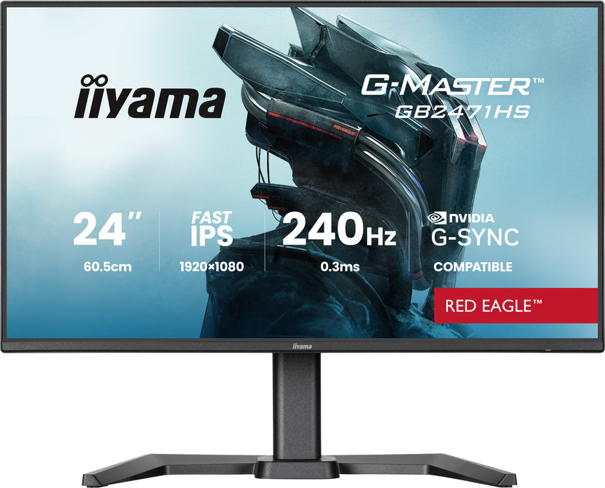 EAN 4948570126392 - iiyama G-MASTER GB2471HS-B1 pantalla para PC 60,5 cm (23.8") 1920 x 1080 Pixeles Full HD Negro imagen 1