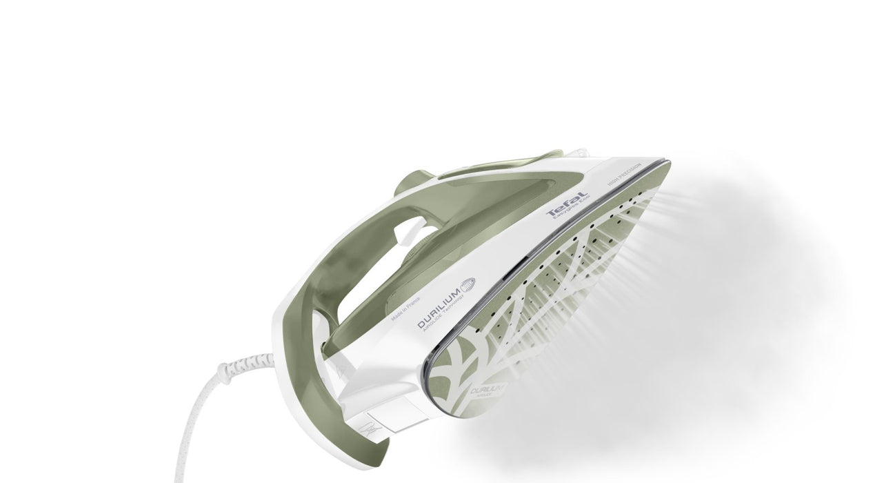EAN 3121040087848 - Tefal Easygliss Eco FV5781 Plancha vapor-seco Suela de Durilium Airglide 2800 W Blanco, Verde imagen 6