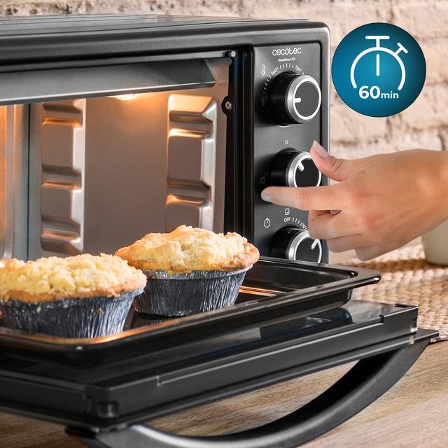 EAN 8435484038171 - Cecotec 03817 horno tostador 23 L 1500 W Negro Parrilla imagen 7