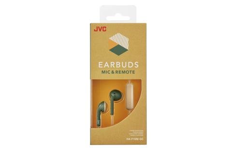 EAN 4975769458309 - JVC HA-F19M-GC Auriculares Alámbrico Dentro de oído Llamadas/Música Crema de color, Verde imagen 4