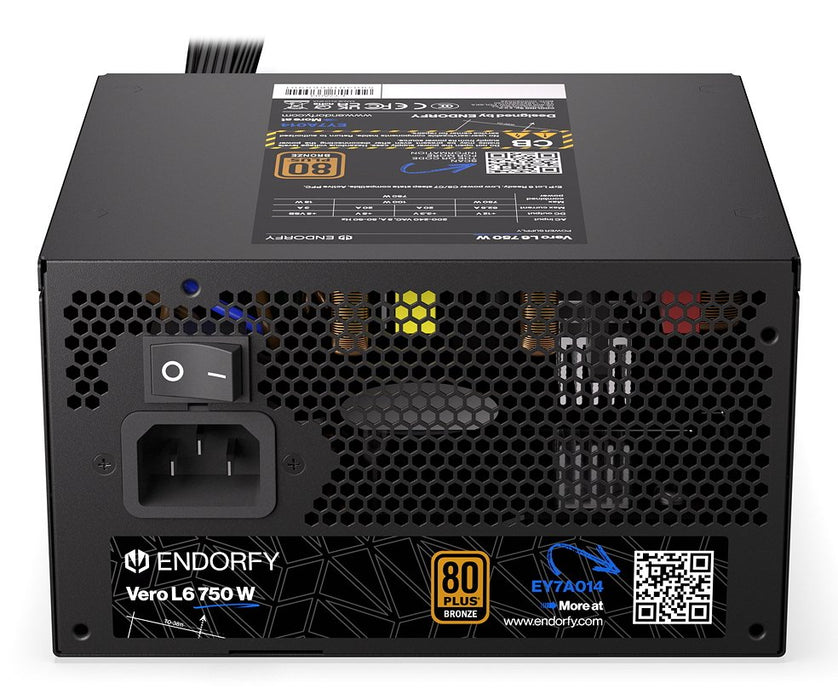 EAN 5903018668901 - ENDORFY Vero L6 unidad de fuente de alimentación 750 W 24-pin ATX ATX Negro imagen 10