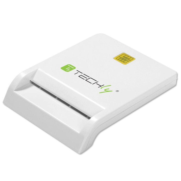 EAN 8054529029150 - Techly Compact Smart Card Reader/Writer USB2.0 White I-CARD CAM-USB2TY lector de tarjeta inteligente Inte imagen 4