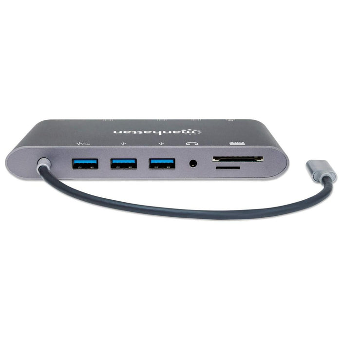 EAN 0766623152808 - Manhattan 152808 base para portátil y replicador de puertos Alámbrico USB 3.2 Gen 1 (3.1 Gen 1) Type-C Pl imagen 4