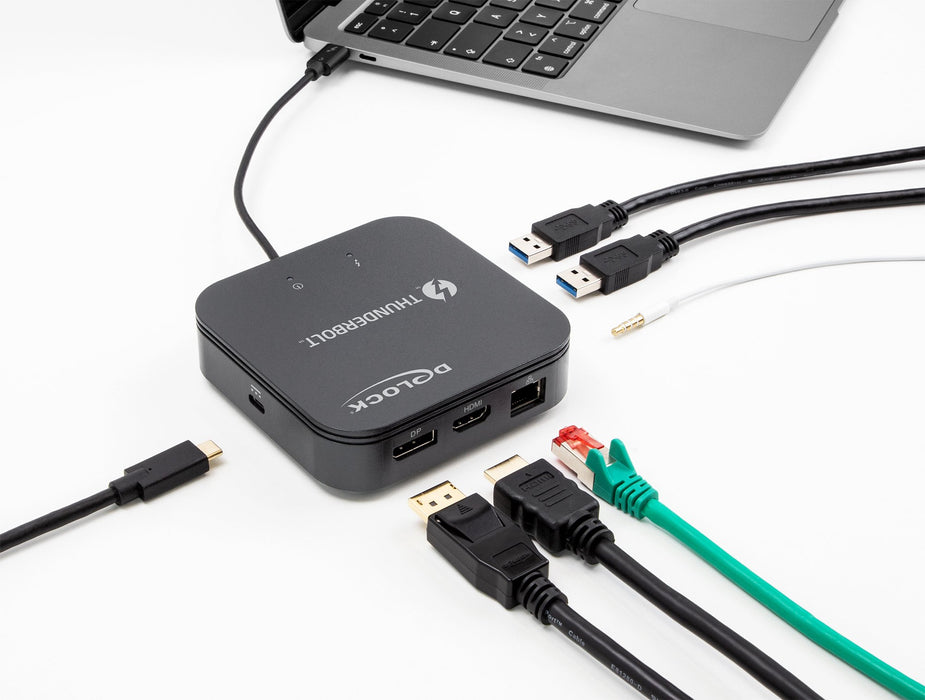 EAN 4043619877898 - DeLOCK 87789 base para portátil y replicador de puertos Alámbrico Negro imagen 4