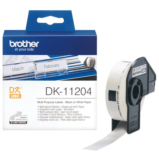 EAN 4052305645321 - Brother DK-11204 cinta para impresora de etiquetas Negro sobre blanco imagen 1
