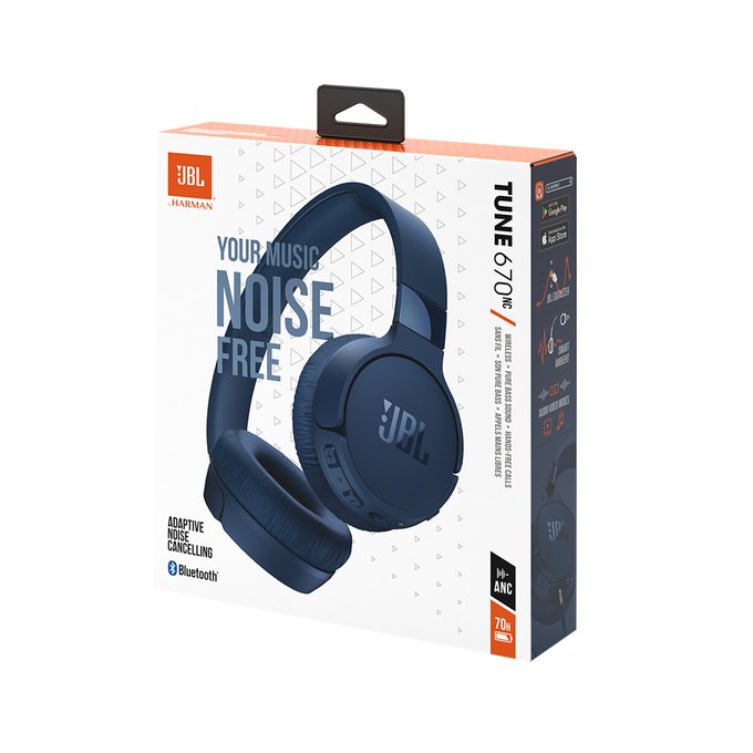 EAN 6925281973222 - JBL Tune 670 NC Auriculares Inalámbrico y alámbrico Diadema Llamadas/Música USB Tipo C Bluetooth Azul imagen 12