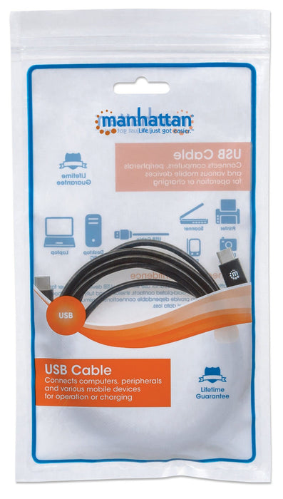 EAN 0766623354875 - Manhattan 354875 cable USB USB 2.0 2 m USB C Negro imagen 5