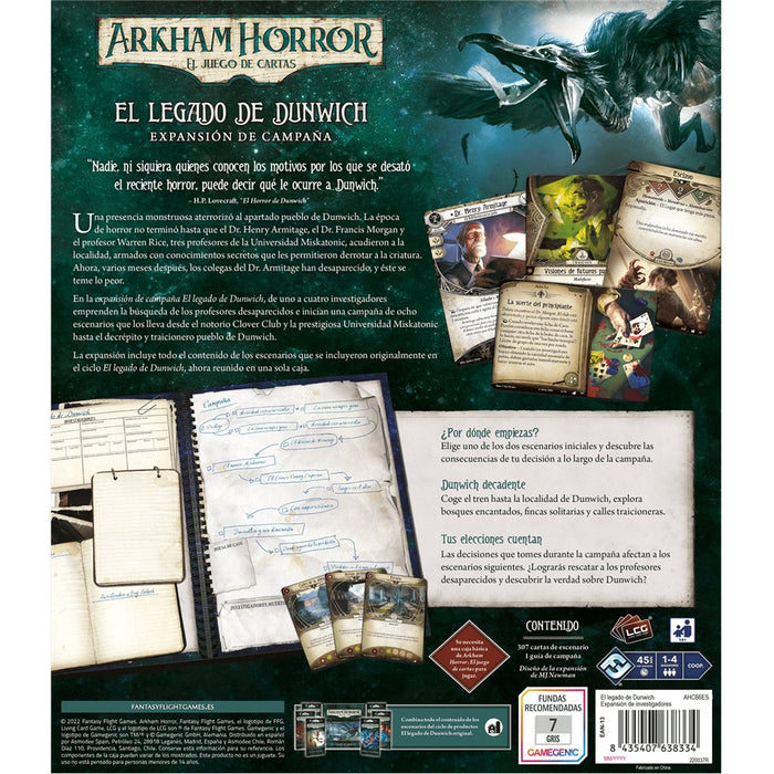 EAN 8435407638334 - Asmodee Arkham Horror El legado de Dunwich exp. campaña Juego De Cartas Detective imagen 3
