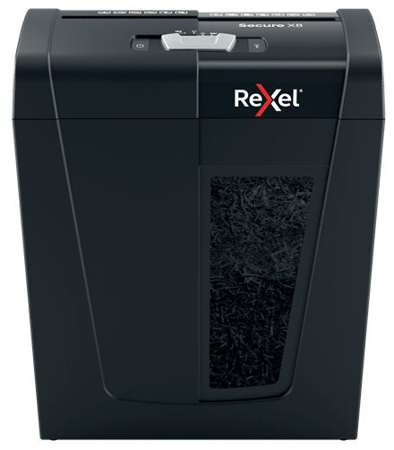 EAN 5028252615273 - Rexel Secure X8 triturador de papel Corte cruzado 70 dB Negro imagen 1
