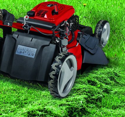 EAN 4006825655285 - Einhell GC-PM 51/3 S HW-E Cortacésped de empuje a gasolina Gasolina Negro, Rojo imagen 4