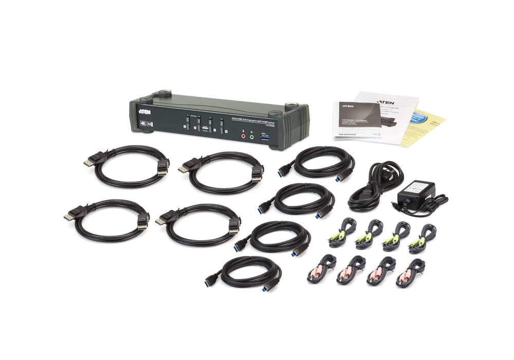 EAN 0672792007750 - ATEN CS1924M interruptor KVM Negro imagen 4