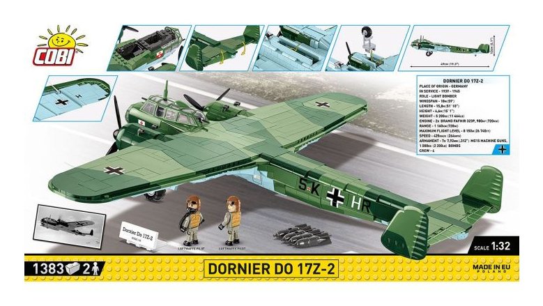 EAN 5902251057541 - COBI Dornier Do 17Z-2 imagen 13