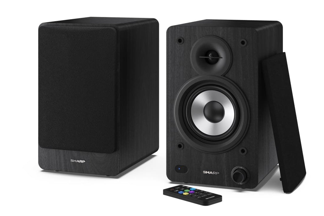 EAN 4974019216577 - Sharp Bookshelf Speakers De 2 vías Negro Inalámbrico y alámbrico 60 W imagen 1
