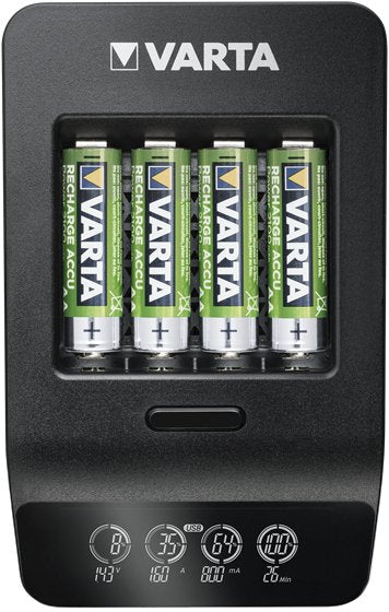 EAN 4008496988242 - Varta LCD SMART CHARGER+ cargador de batería Pilas de uso doméstico Corriente alterna imagen 1