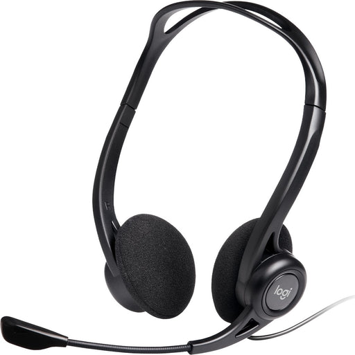 EAN 5099206008441 - Logitech 981-000100 auricular y casco Auriculares Alámbrico Diadema Llamadas/Música USB tipo A Negro imagen 1