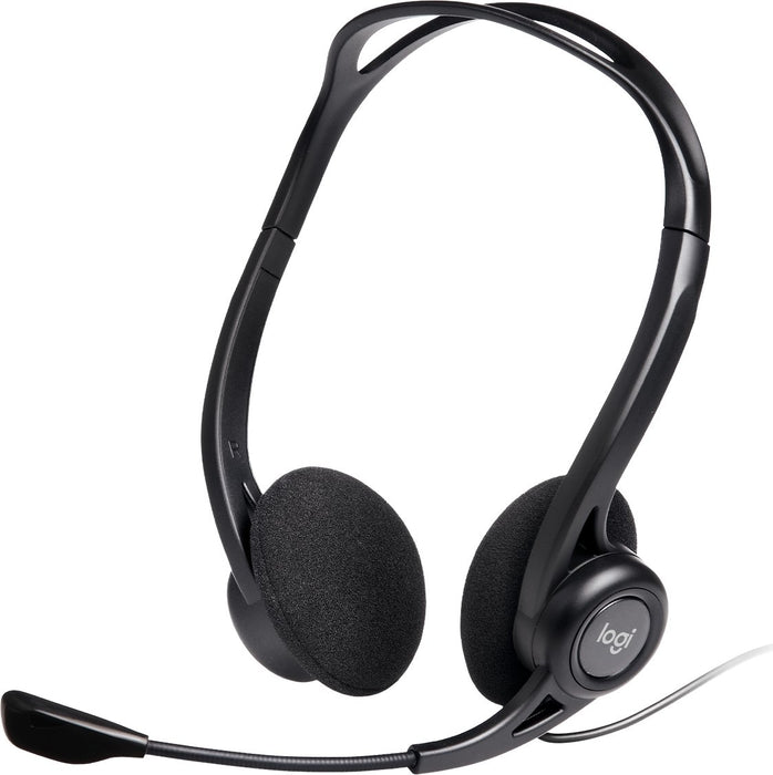EAN 5099206008441 - Logitech 981-000100 auricular y casco Auriculares Alámbrico Diadema Llamadas/Música USB tipo A Negro imagen 1