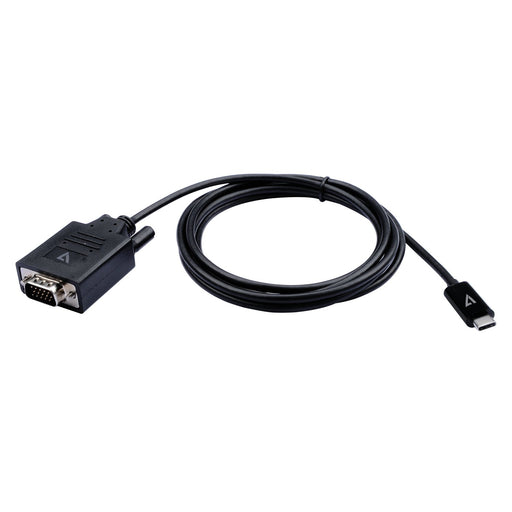 EAN 0662919115512 - V7 V7UCVGA-2M adaptador de cable de vídeo VGA (D-Sub) USB Tipo C Negro imagen 2