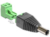 EAN 4043619654222 - DeLOCK 65422 cambiador de género para cable DC 2.1 x 5.5 mm 2p Negro, Verde imagen 1
