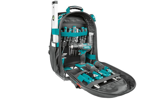 EAN 0088381598668 - Makita E-15481 mochila Mochila de senderismo Negro, Gris, Verde azulado Plástico imagen 2