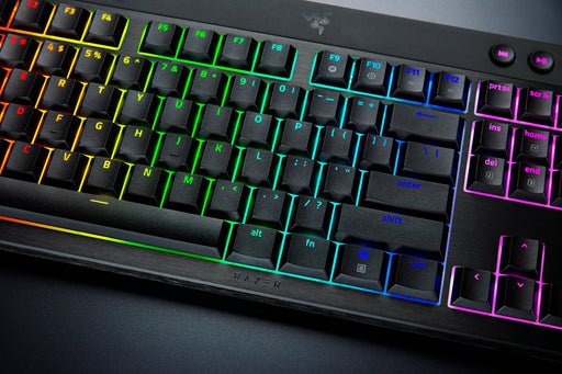 EAN 8887910072295 - Razer BlackWidow V4 Low-Profile HyperSpeed teclado Juego USB + RF Wireless + Bluetooth QWERTY Internacion imagen 1