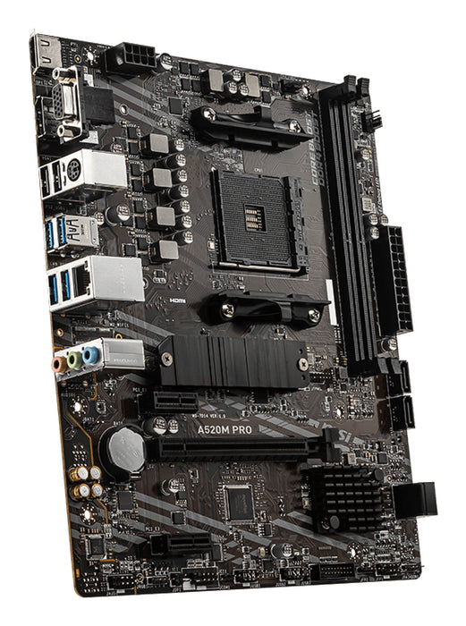 EAN 4719072755492 - MSI A520M PRO placa base AMD A520 Zócalo AM4 micro ATX imagen 3
