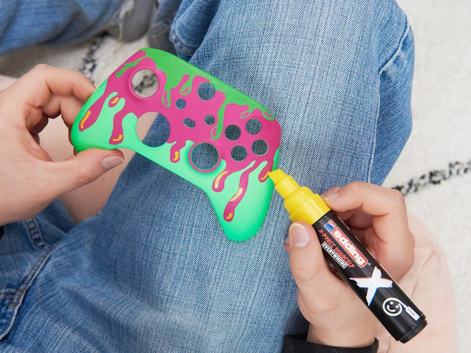 EAN 4057305067128 - Edding 6900 X Multimarker marcador permanente Punta de cincel Verde, Rosa, Amarillo 3 pieza(s) imagen 8