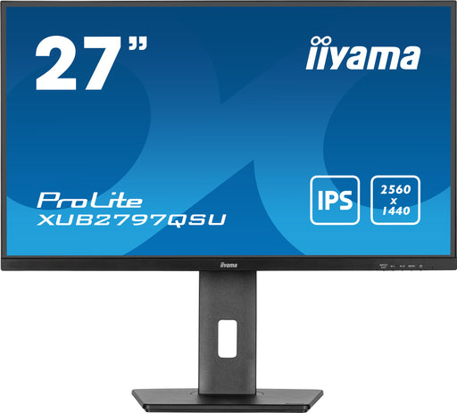 EAN 4948570125098 - iiyama ProLite XUB2797QSU-B2 pantalla para PC 68,6 cm (27") 2560 x 1440 Pixeles Quad HD LED Negro imagen 1