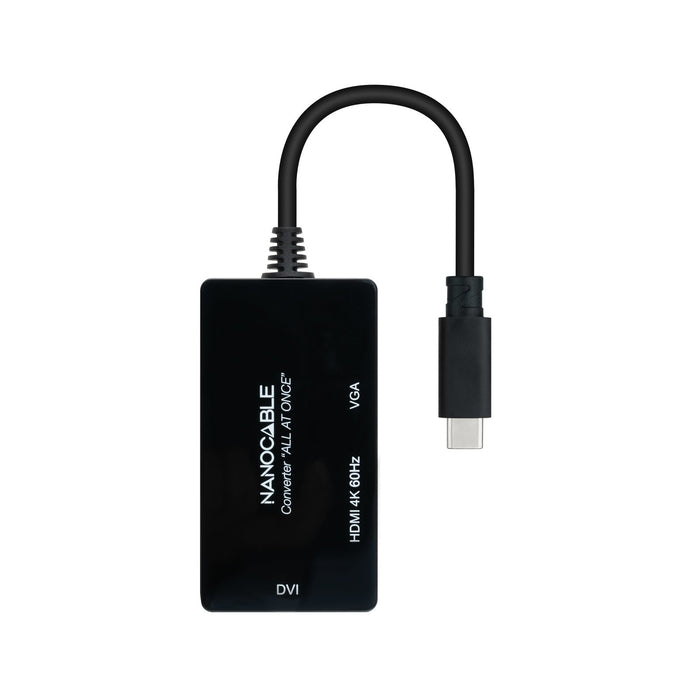 EAN 8433281013049 - Nanocable 10.16.4301-ALL Adaptador gráfico USB 3840 x 2160 Pixeles Negro imagen 2