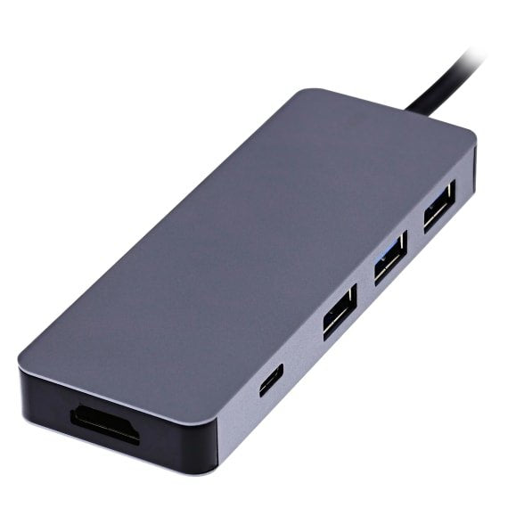 EAN 3303170099414 - T'nB HUBALU6 base para portátil y replicador de puertos USB 3.2 Gen 1 (3.1 Gen 1) Type-C Gris imagen 3