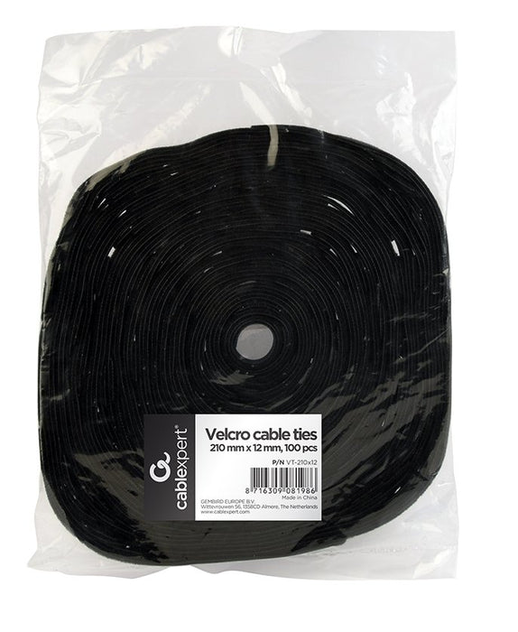 EAN 8716309081986 - Gembird VT-210X12 presilla Negro 100 pieza(s) imagen 2