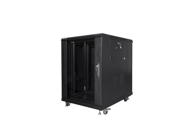 EAN 5901969423631 - Lanberg FF01-6815-12B armario rack 15U Rack o bastidor independiente Negro imagen 4