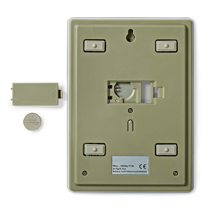 EAN 5412810408795 - Nedis KASC620WT báscula de cocina Blanco Encimera Rectángulo Báscula electrónica de cocina imagen 6