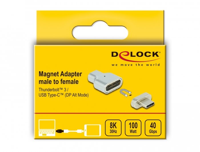 EAN 4043619664337 - DeLOCK 66433 cambiador de género para cable Thunderbolt 3/ USB C Plata imagen 2