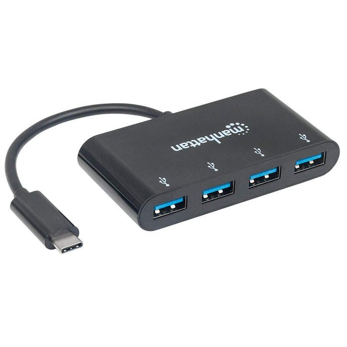 EAN 0766623162746 - Manhattan 162746 hub de interfaz USB 3.2 Gen 1 (3.1 Gen 1) Type-C 5000 Mbit/s Negro imagen 2