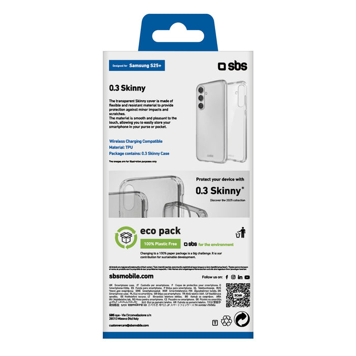 EAN 8018417498282 - SBS TESKINSAS25PT funda para teléfono móvil 17 cm (6.7") Transparente imagen 3