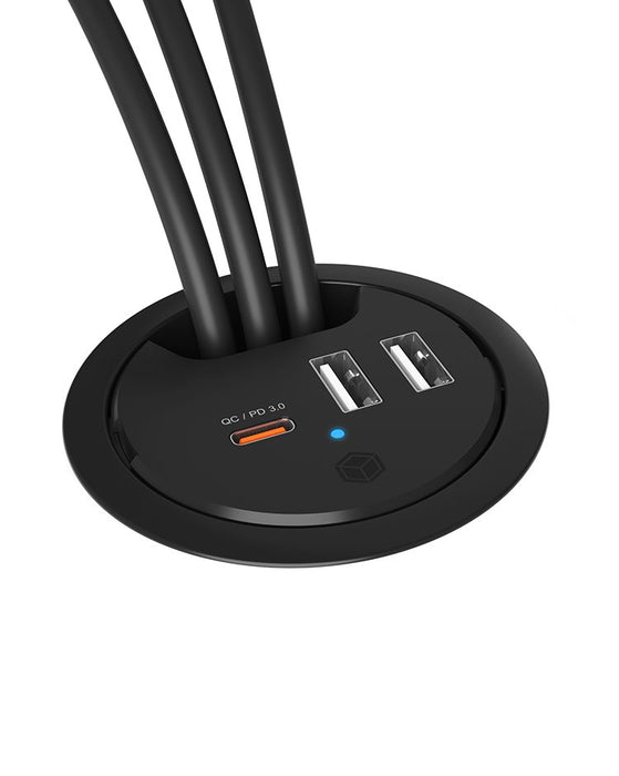 EAN 4250078173670 - ICY BOX IB-HUB1407 Universal Negro Corriente alterna Carga rápida Interior imagen 2