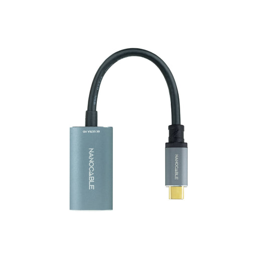 EAN 8433281012875 - Nanocable 10.16.4104-G adaptador de cable de vídeo 0,15 m USB Tipo C imagen 2