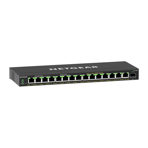 EAN 0606449153651 - NETGEAR GS316EP-100PES switch Gestionado Gigabit Ethernet (10/100/1000) Energía sobre Ethernet (PoE) Negr imagen 1