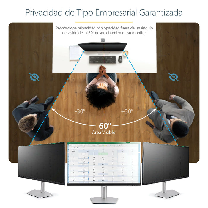 EAN 0065030894197 - StarTech.com PRIVACY-SCREEN-22MB filtro para monitor 55,9 cm (22") Filtro de privacidad para pantallas si imagen 9