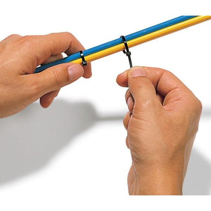 EAN 8057685306356 - Techly 100 x 2.5mm presilla Nylon Negro 100 pieza(s) imagen 5