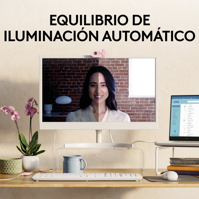 EAN 5099206113282 - Logitech 960-001623 cámara web 2 MP 1920 x 1080 Pixeles USB Rosa imagen 8