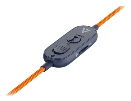 EAN 0662919119718 - V7 HU590E auricular y casco Alámbrico Educación USB Type-C / USB Type-A Azul, Naranja imagen 7