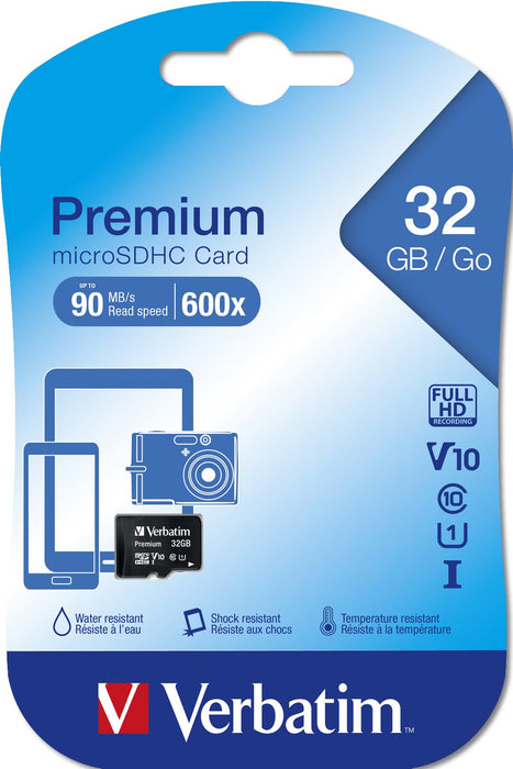 EAN 0023942440130 - Verbatim Premium 32 GB MicroSDHC Clase 10 imagen 2