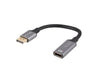 EAN 5901969441550 - Lanberg AD-DP-HD-02 adaptador de cable de vídeo 0,2 m DisplayPort HDMI Plata imagen 1