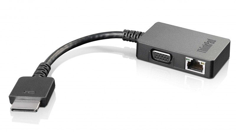 EAN 0889561517130 - Lenovo 4X90J31060 cambiador de género para cable OneLink+ VGA/RJ45 Negro imagen 1