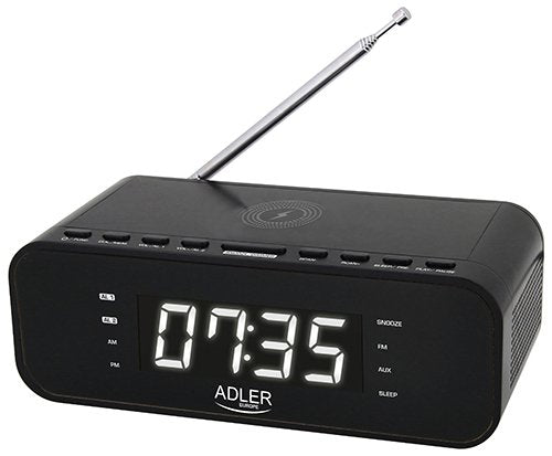 EAN 5903887808408 - Adler AD 1192B despertador Reloj despertador digital Negro imagen 1